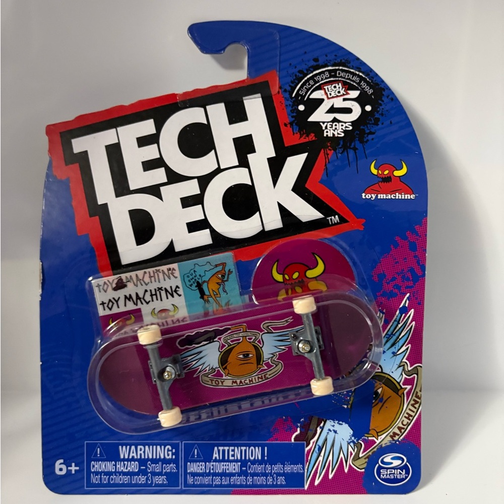 BRAND NEW SEALED 25 YEAR ANNIVERSARY TECH DECK TOY MACHINE BOARD